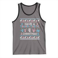 LGBTQ Trans Pride Tank Top Have A Trans Tastic Ugly Christmas Gift - Wonder Print Shop