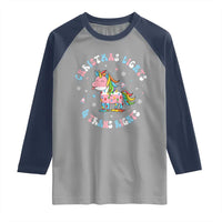 Christmas Lights And Trans Rights Raglan Shirt Magical Unicorn Pride - Wonder Print Shop