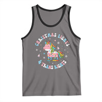 Christmas Lights And Trans Rights Tank Top Magical Unicorn Pride - Wonder Print Shop