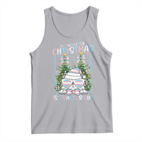 Funny Santa Cat Trans Pride Tank Top All I Want For Christmas Is Trans Rights - Wonder Print Shop