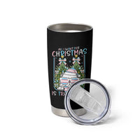 Funny Santa Cat Trans Pride Tumbler Cup All I Want For Christmas Is Trans Rights - Wonder Print Shop