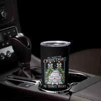 Funny Santa Cat Trans Pride Tumbler Cup All I Want For Christmas Is Trans Rights - Wonder Print Shop