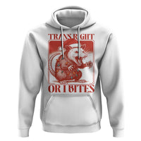 Funny Fierce Opossum Santa Hoodie Trans Right Or I Bites Christmas Gift - Wonder Print Shop