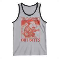 Funny Fierce Opossum Santa Tank Top Trans Right Or I Bites Christmas Gift - Wonder Print Shop