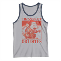 Funny Fierce Opossum Santa Tank Top Trans Right Or I Bites Christmas Gift - Wonder Print Shop