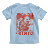 Funny Fierce Opossum Santa Toddler T Shirt Trans Right Or I Bites Christmas Gift - Wonder Print Shop