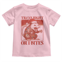 Funny Fierce Opossum Santa Toddler T Shirt Trans Right Or I Bites Christmas Gift - Wonder Print Shop
