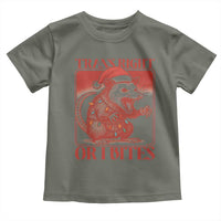 Funny Fierce Opossum Santa Toddler T Shirt Trans Right Or I Bites Christmas Gift - Wonder Print Shop