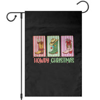 Howdy Christmas Cowboy Boots Western Pride Garden Flag - Wonder Print Shop