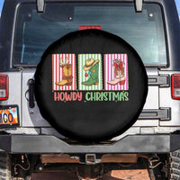 Howdy Christmas Cowboy Boots Western Pride Spare Tire Cover - Wonder Print Shop