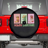 Howdy Christmas Cowboy Boots Western Pride Spare Tire Cover - Wonder Print Shop
