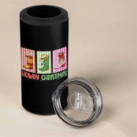 Howdy Christmas Cowboy Boots Western Pride 4 in 1 Can Cooler Tumbler - Wonder Print Shop