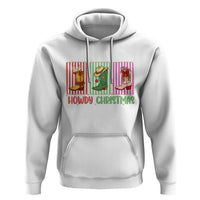 Howdy Christmas Cowboy Boots Western Pride Hoodie - Wonder Print Shop