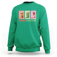 Howdy Christmas Cowboy Boots Western Pride Sweatshirt - Wonder Print Shop
