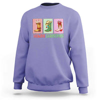 Howdy Christmas Cowboy Boots Western Pride Sweatshirt - Wonder Print Shop