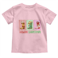 Howdy Christmas Cowboy Boots Western Pride Toddler T Shirt - Wonder Print Shop