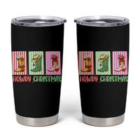 Howdy Christmas Cowboy Boots Western Pride Tumbler Cup - Wonder Print Shop