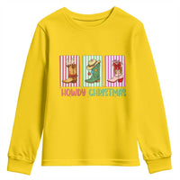 Howdy Christmas Cowboy Boots Western Pride Youth Sweatshirt - Wonder Print Shop