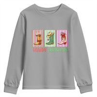Howdy Christmas Cowboy Boots Western Pride Youth Sweatshirt - Wonder Print Shop