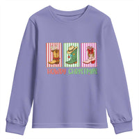 Howdy Christmas Cowboy Boots Western Pride Youth Sweatshirt - Wonder Print Shop