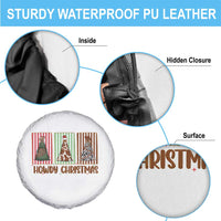 Howdy Christmas Spare Tire Cover Funny Western Xmas Tree Rodeo Fan Gift - Wonder Print Shop
