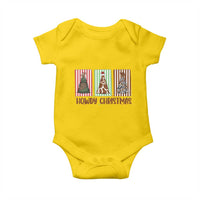 Howdy Christmas Baby Onesie Funny Western Xmas Tree Rodeo Fan Gift - Wonder Print Shop
