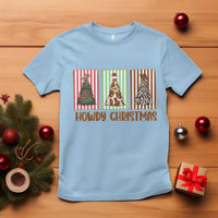 Howdy Christmas T Shirt Funny Western Xmas Tree Rodeo Fan Gift - Wonder Print Shop