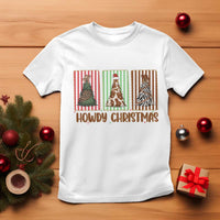 Howdy Christmas T Shirt Funny Western Xmas Tree Rodeo Fan Gift - Wonder Print Shop