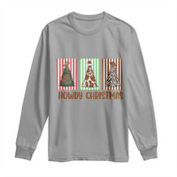 Howdy Christmas Long Sleeve Shirt Funny Western Xmas Tree Rodeo Fan Gift - Wonder Print Shop