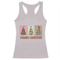 Howdy Christmas Racerback Tank Top Funny Western Xmas Tree Rodeo Fan Gift - Wonder Print Shop