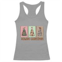 Howdy Christmas Racerback Tank Top Funny Western Xmas Tree Rodeo Fan Gift - Wonder Print Shop