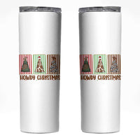 Howdy Christmas Skinny Tumbler Funny Western Xmas Tree Rodeo Fan Gift - Wonder Print Shop
