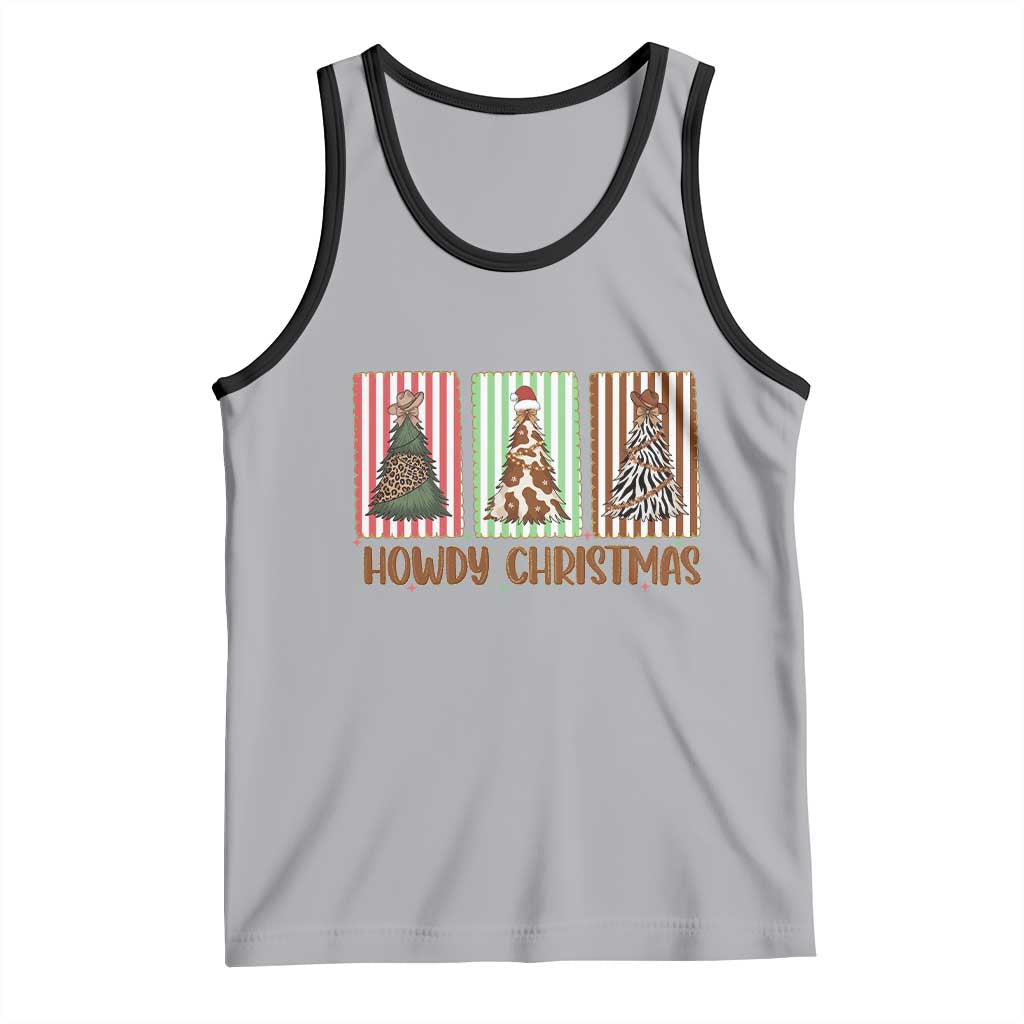 Howdy Christmas Tank Top Funny Western Xmas Tree Rodeo Fan Gift - Wonder Print Shop