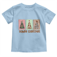 Howdy Christmas Toddler T Shirt Funny Western Xmas Tree Rodeo Fan Gift - Wonder Print Shop