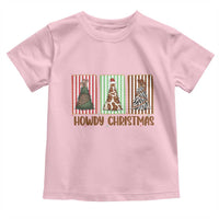 Howdy Christmas Toddler T Shirt Funny Western Xmas Tree Rodeo Fan Gift - Wonder Print Shop