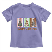 Howdy Christmas Toddler T Shirt Funny Western Xmas Tree Rodeo Fan Gift - Wonder Print Shop