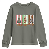 Howdy Christmas Youth Sweatshirt Funny Western Xmas Tree Rodeo Fan Gift - Wonder Print Shop