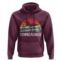 Funny Dinosaur Tennis Player Gift Hoodie Tennisaurus - Wonder Print Shop