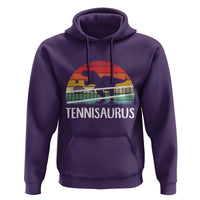 Funny Dinosaur Tennis Player Gift Hoodie Tennisaurus - Wonder Print Shop
