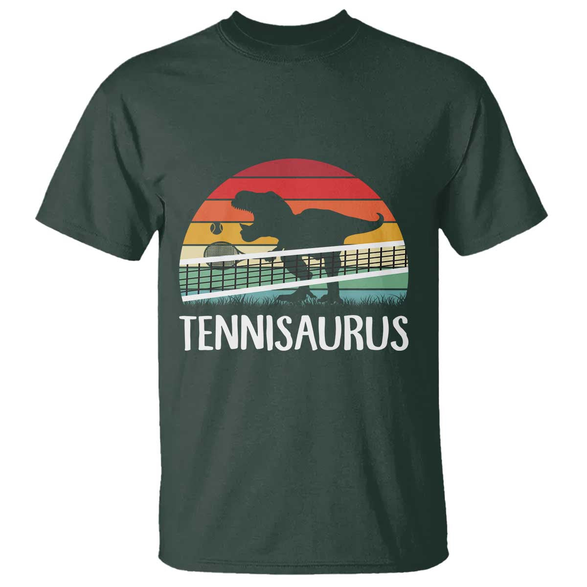 Funny Dinosaur Tennis Player Gift T Shirt Tennisaurus - Wonder Print Shop
