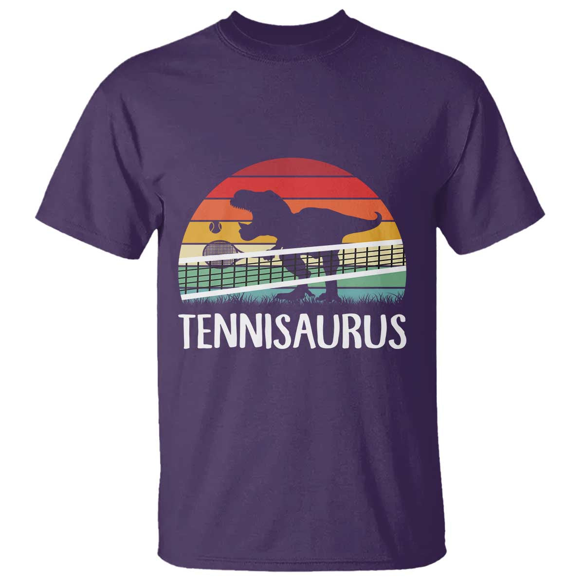 Funny Dinosaur Tennis Player Gift T Shirt Tennisaurus - Wonder Print Shop