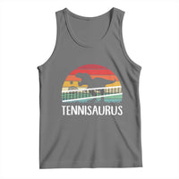 Funny Dinosaur Tennis Player Gift Tank Top Tennisaurus - Wonder Print Shop