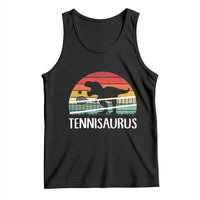 Funny Dinosaur Tennis Player Gift Tank Top Tennisaurus - Wonder Print Shop