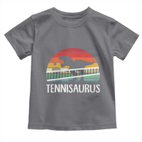 Funny Dinosaur Tennis Player Gift Toddler T Shirt Tennisaurus - Wonder Print Shop