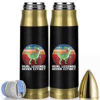 Retro Dinosaur Tennis Player Bullet Tumbler Real Legends Never Extinct - Wonder Print Shop