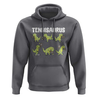 Funny Prehistoric Dinosaur Tennis Player Hoodie Gift For Tennis Fans - Wonder Print Shop