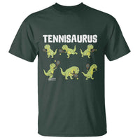 Funny Prehistoric Dinosaur Tennis Player T Shirt Gift For Tennis Fans - Wonder Print Shop