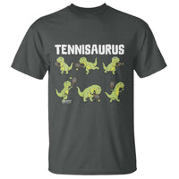 Funny Prehistoric Dinosaur Tennis Player T Shirt Gift For Tennis Fans - Wonder Print Shop
