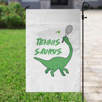 Funny Tennis Dinosaur Tennis Lover Garden Flag Gift For Tennis Fans - Wonder Print Shop