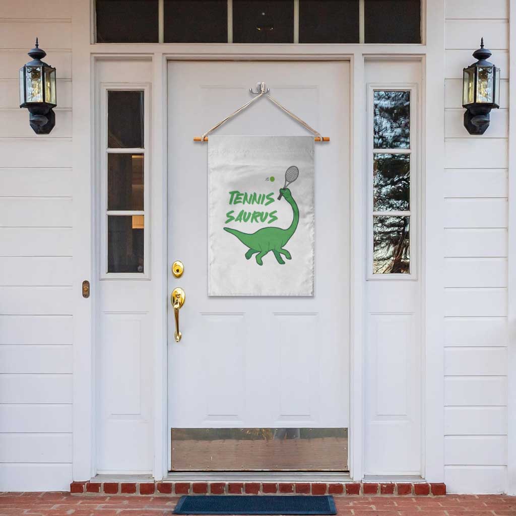 Funny Tennis Dinosaur Tennis Lover Garden Flag Gift For Tennis Fans - Wonder Print Shop
